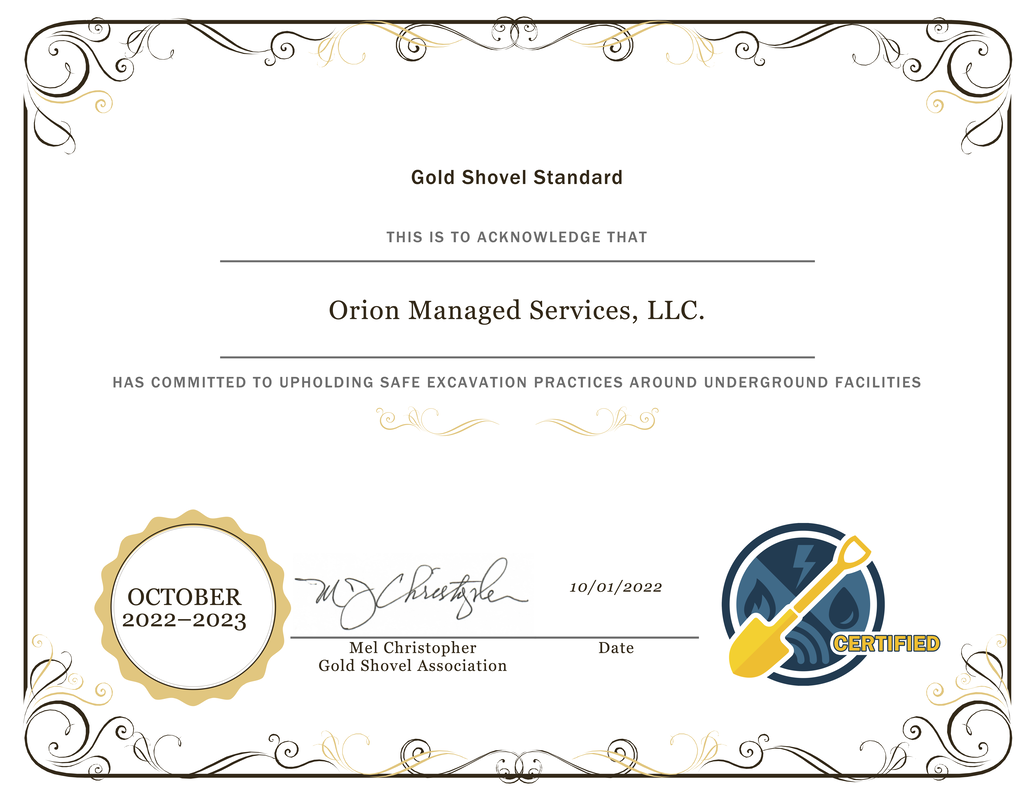 Gold Shovel Standard Certification